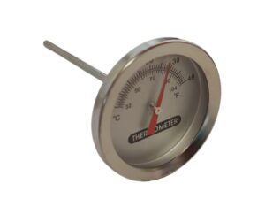 Bimetall Thermometer 0-40°C mit M8 Gewinde zu Gärtank