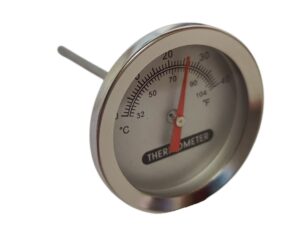 Bimetall Thermometer 0-40°C zu Gärtank