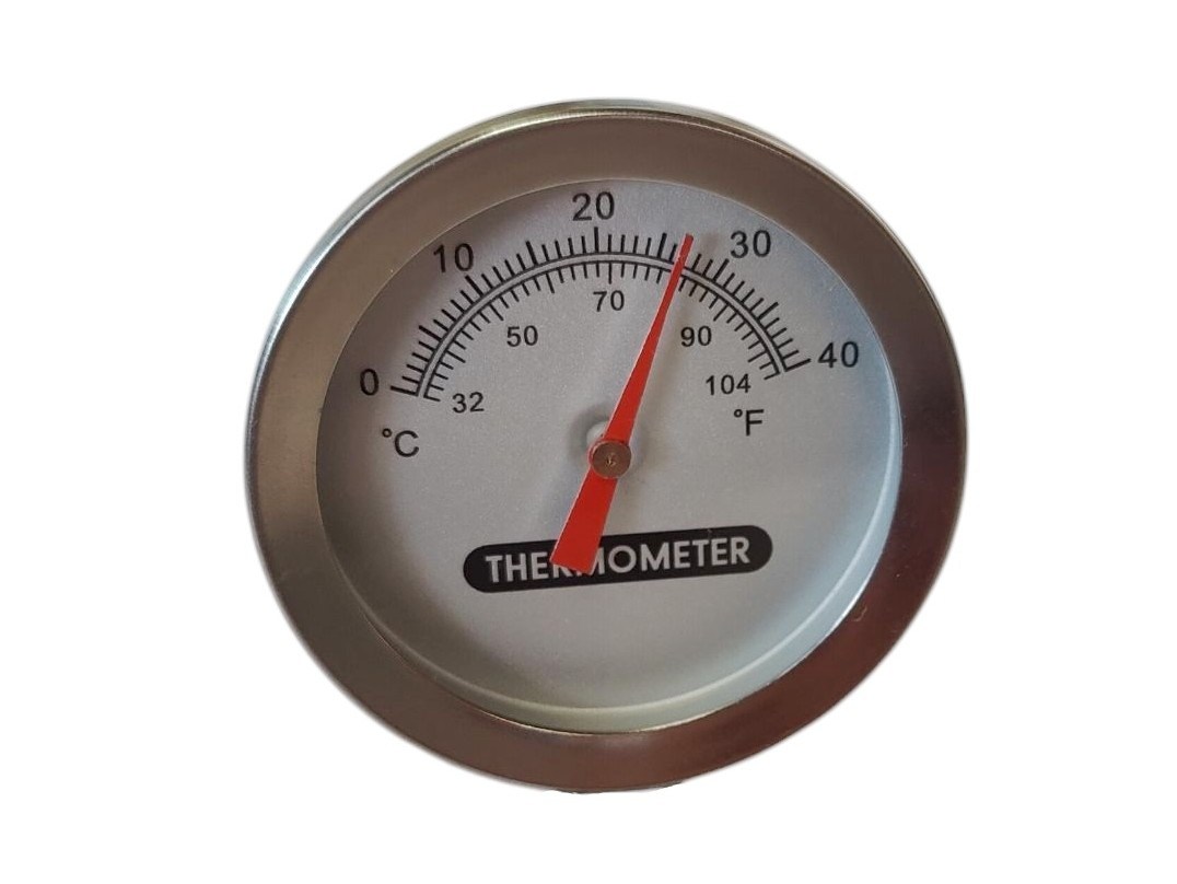Bimetall Thermometer 0-40°C zu Gärtank – Bild 3