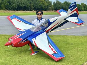 Raven 103 - Carbon Competition - Spw 2600mm - ARF-Set - Rot/Blau - Pilot-RC