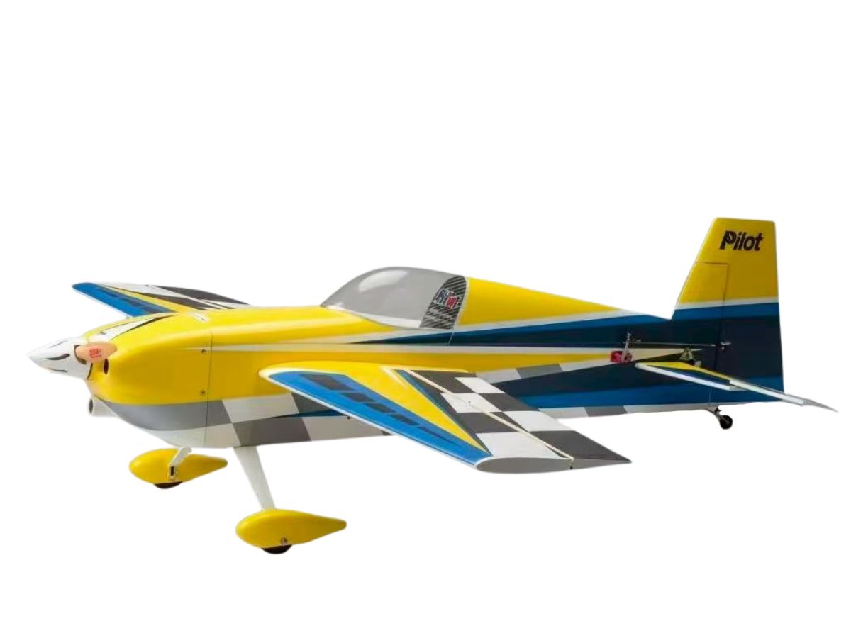 Edge 540 38" Elektro, Spw 965mm, ARF-Set, Gelb/Blau PILOT-RC – Bild 2