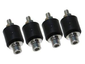 Gummipuffer / Silentblock 20x20mm, M6, 4 Stück z.B für Modell-Motoren