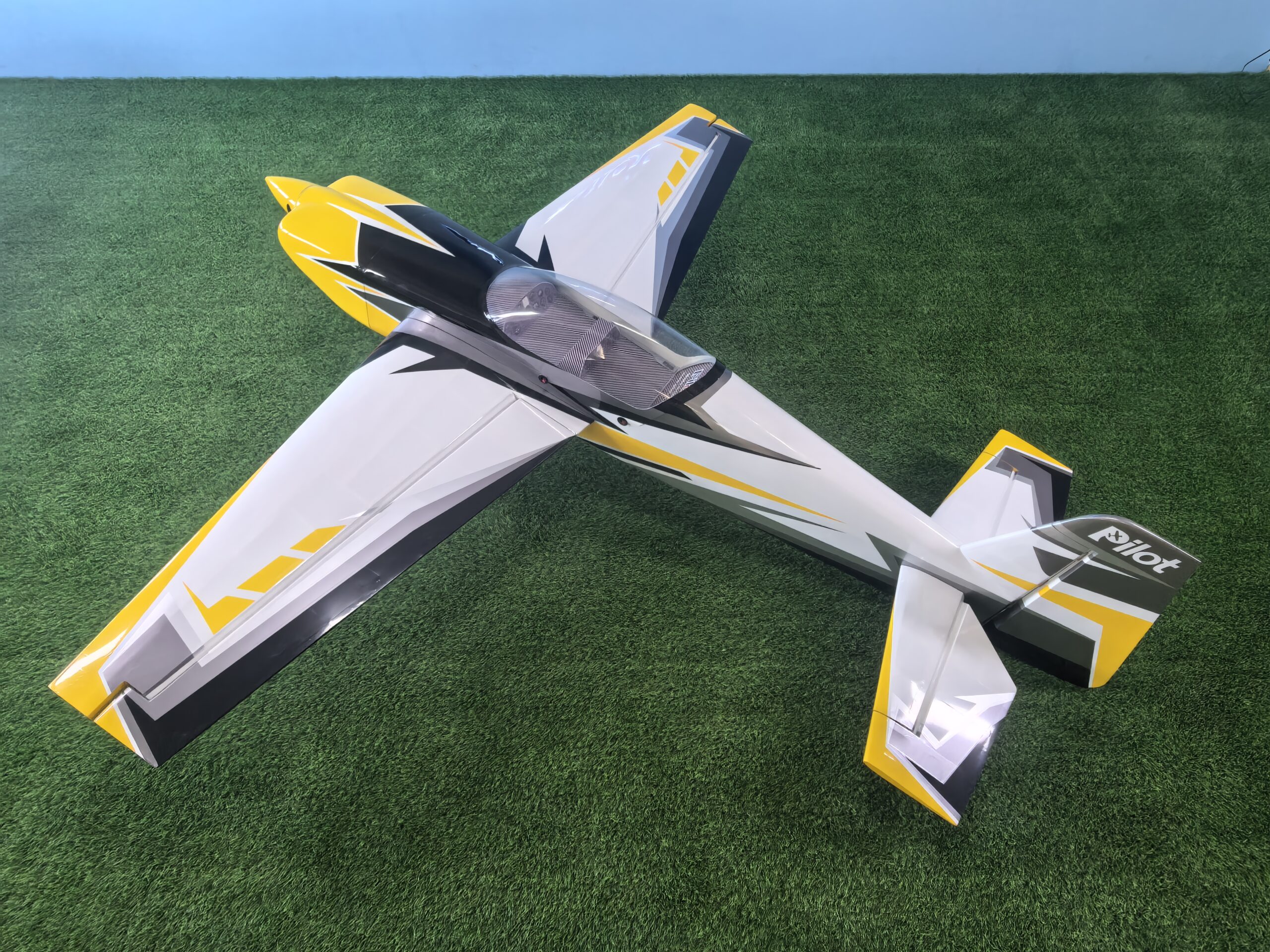 Raven 103 - Carbon Competition - Spw 2600mm - ARF-Set - Gelb/Grau - Pilot-RC – Bild 3