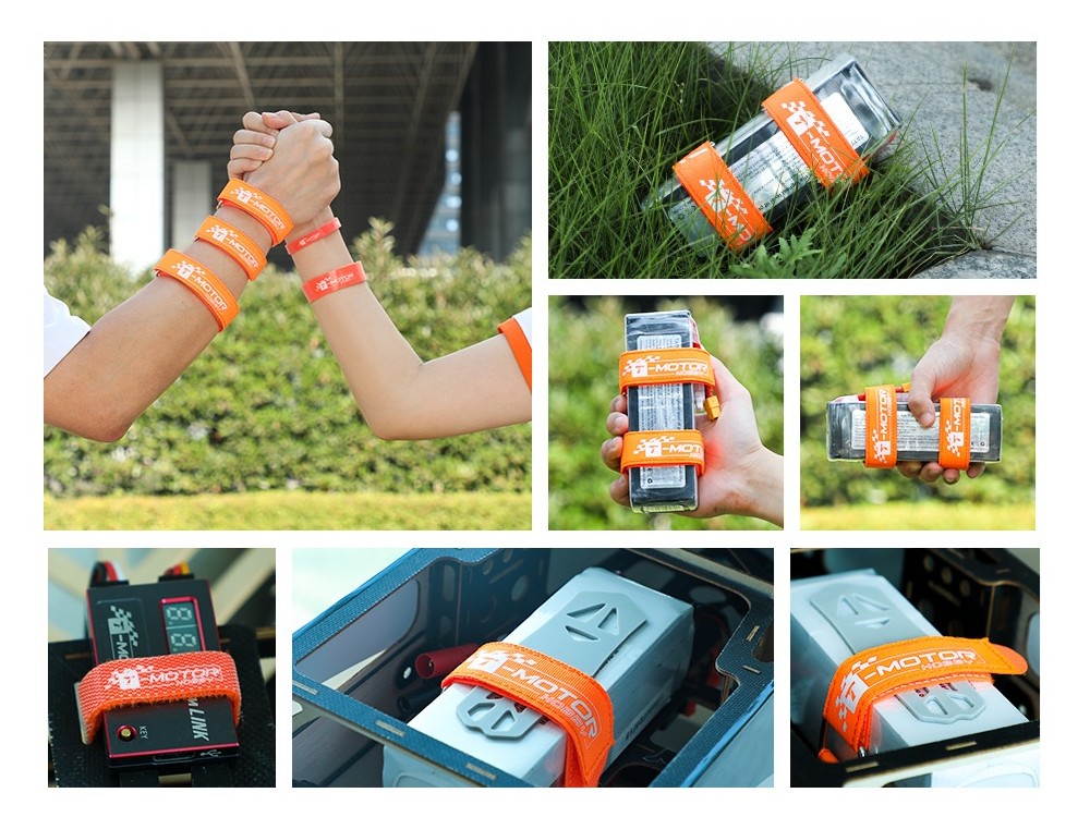 T-MOTORHOBBY Battery Strap - Klettband zur Akkubefestigung - 25x390mm – Bild 2