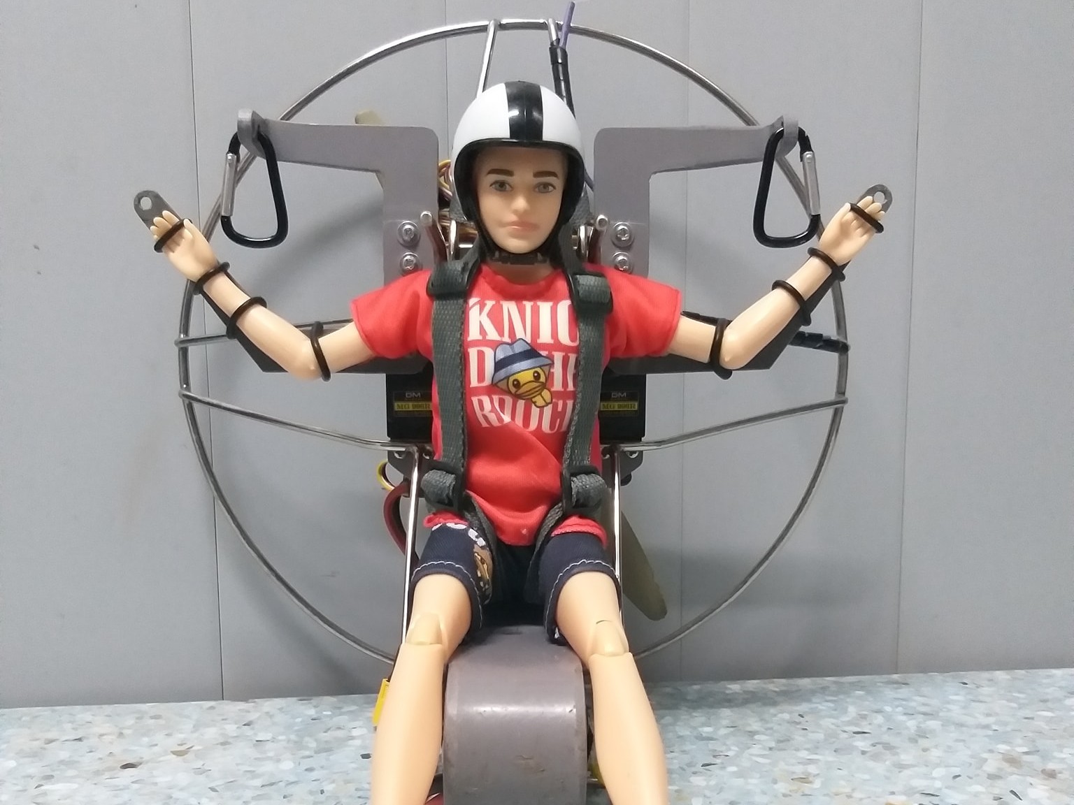 RC Motor-Paraglider Paramotor Gleitschirm PNP-Set mit Pilot - Spw 2500mm – Bild 3