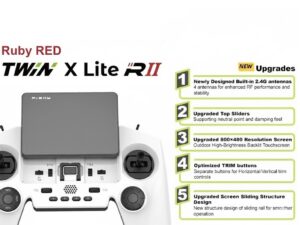 FrSky TWIN X Lite RII - Ruby Red - Fernsteuerung im Game-Controller-Style