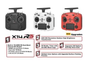 FrSky TWIN X14RS - Ruby Red - Sender 2.4Ghz