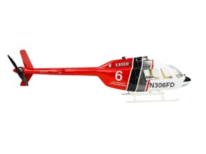 FLY WING Rumpf mit Landegestell zu Bell 206 Jet Ranger V3/V4