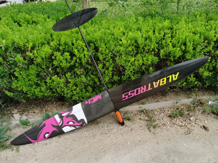 Voll CFK F5K Elektrosegler - Albatross 01 - Spw 1490mm - RCRCM – Bild 3