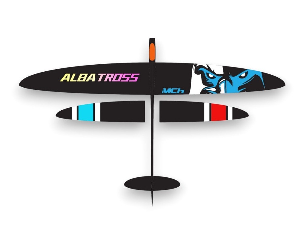 Voll CFK F5K Elektrosegler - Albatross 03 - Spw 1490mm - RCRCM
