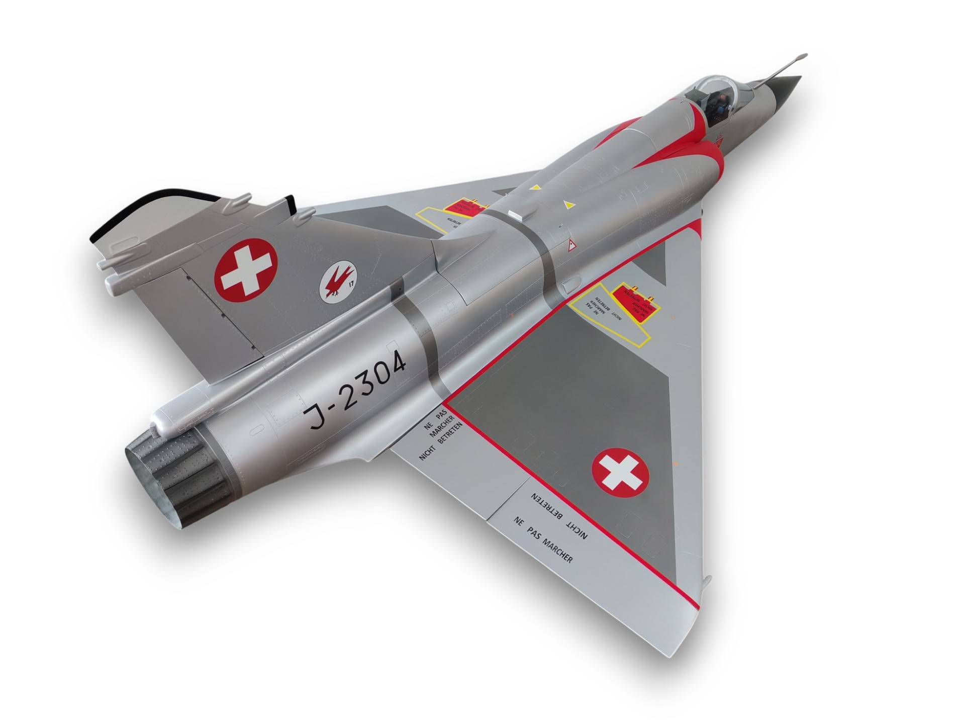 TopRC Model Mirage 2000-C - Spw 1806mm, ARF-Set – Bild 2