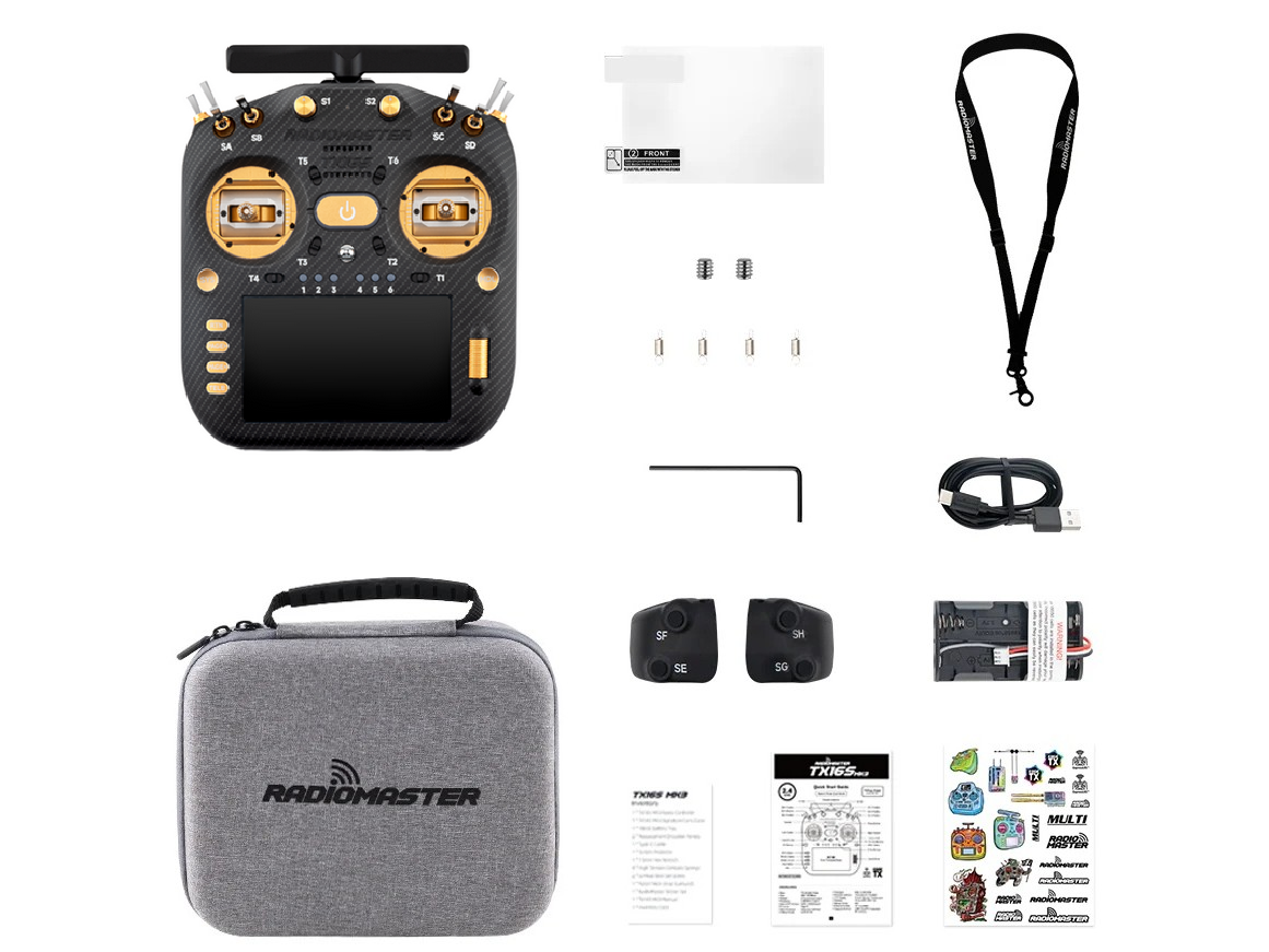 RadioMaster TX16S MK3 MAX - Gold - ELRS - Fernsteuerung - EU LBT – Bild 6