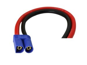 Anschlusskabel 14AWG - 90mm mit EC5 männlich