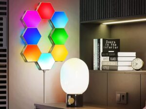 Smarte LED-Panel Hexagon - 12er Set, Bluetooth-Steuerung