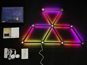 Smarte LED-Streifen Lines - 12er Set, Bluetooth-Steuerung