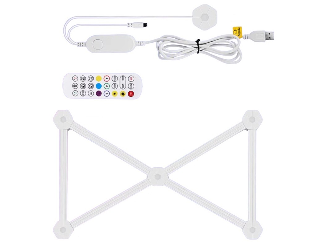 Smarte LED-Streifen Lines - 12er Set, Bluetooth-Steuerung – Bild 3