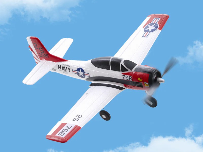 FMS 410mm T-28 Trojan RTF-Set mit Gyro – Bild 2