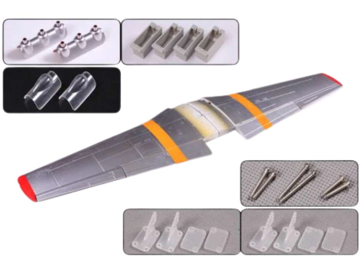 Tragfläche zu Mustang P-51D Red Tail, 1700mm, FMS