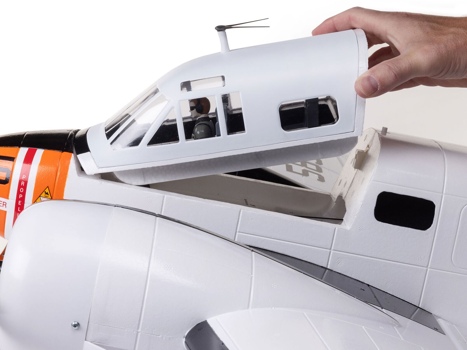 E-flite Beechcraft D18 / RC-45J 1.5m, Spw 1504mm, PNP-Set - EFL-3727 – Bild 5