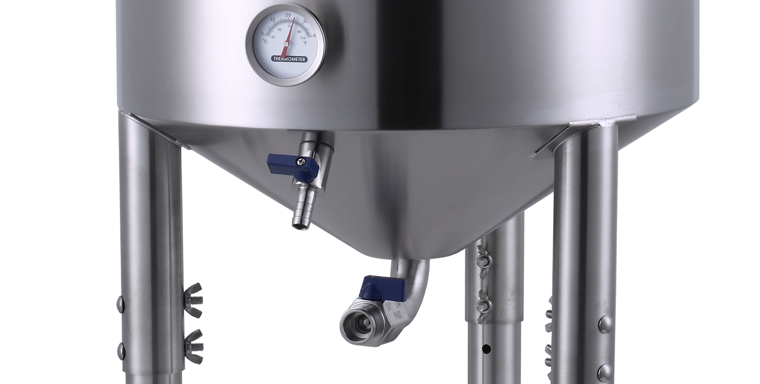 Edelstahl Gärtank, Gärkessel, Gärbehälter 70L - Fermentieren – Bild 2