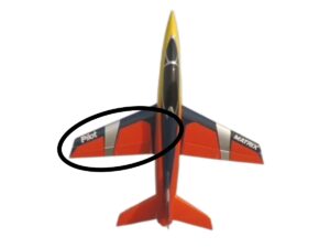 Tragfläche links zu Matrix 2.8m Schema 02, Spw 2549mm, Pilot-RC