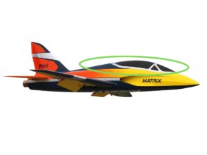 Kabinenhaube zu Matrix 2.8m Schema 02, Spw 2549mm, Pilot-RC