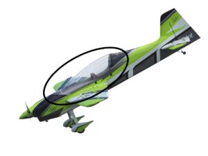 Kabinenhaube zu Sbach 342 V2 Schema 10, Spw 2600mm, PILOT-RC