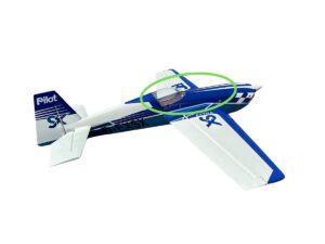 Kabinenhaube zu EXTRA 330SX-90 Schema 03, Spw 2290mm, PILOT-RC