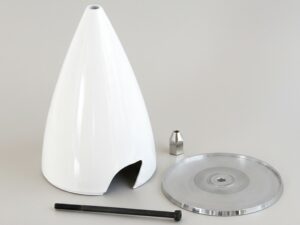 TopRC Model Scale Spinner 5-Blatt weiss zu Pilatus PC-21 - Spw 2422mm