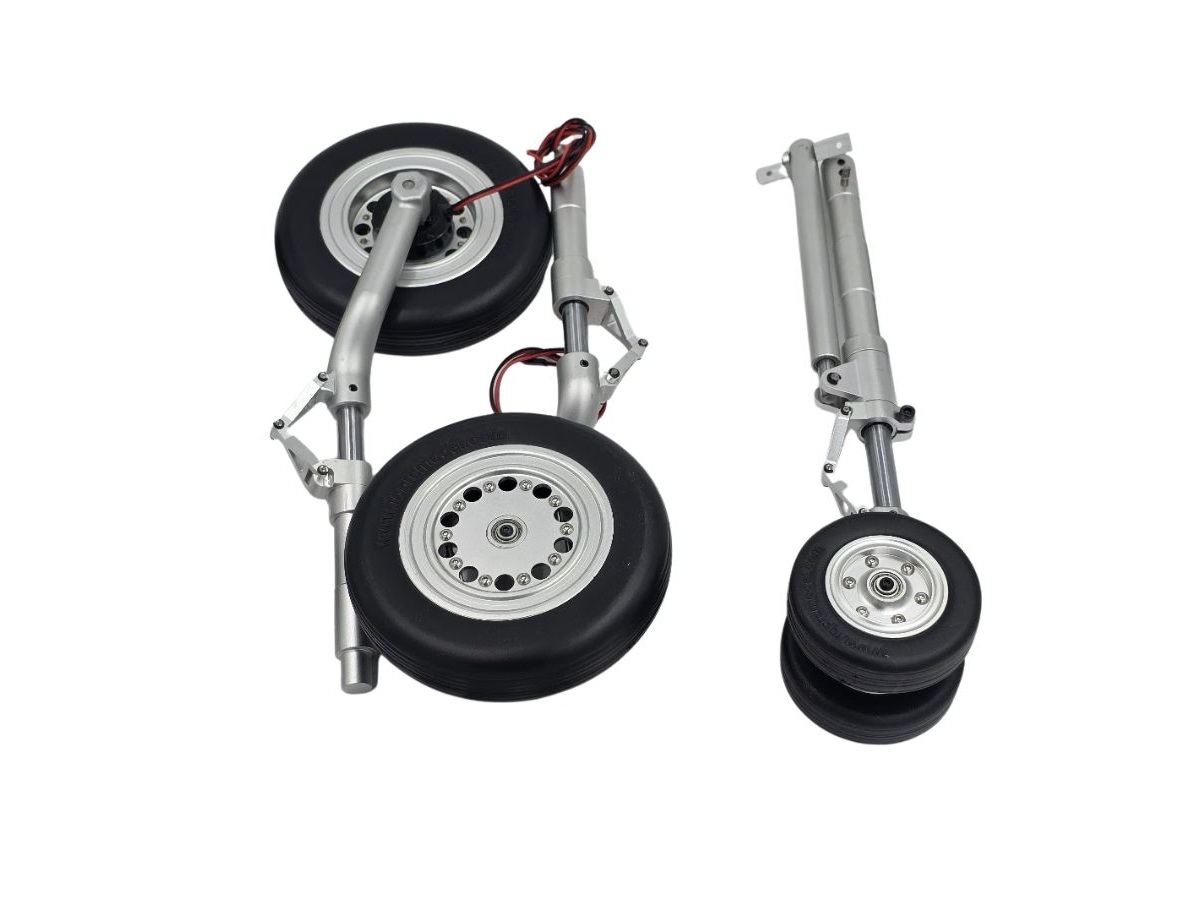 TopRC Model Fahrwerksbeine mit Räder zu Mirage 2000-C