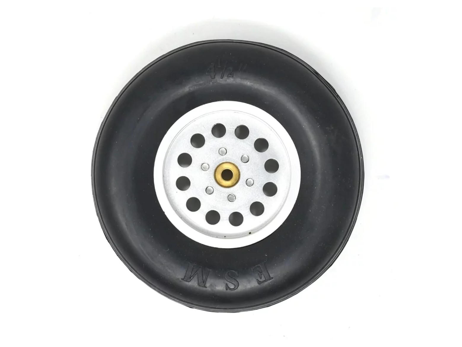 Rad PU 4.5" - Alufelge - 115mm x 29mm - Nabe 5.1mm – Bild 4