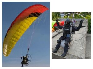 RC Motor-Paraglider Paramotor Gleitschirm - PNP-Set mit Pilot SWAT - Spw 2500mm