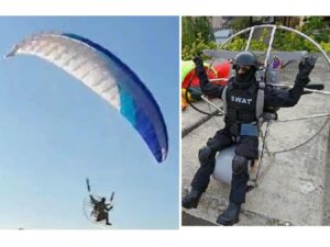RC Motor-Paraglider Paramotor Gleitschirm PNP-Set mit Pilot SWAT - Spw 2500mm
