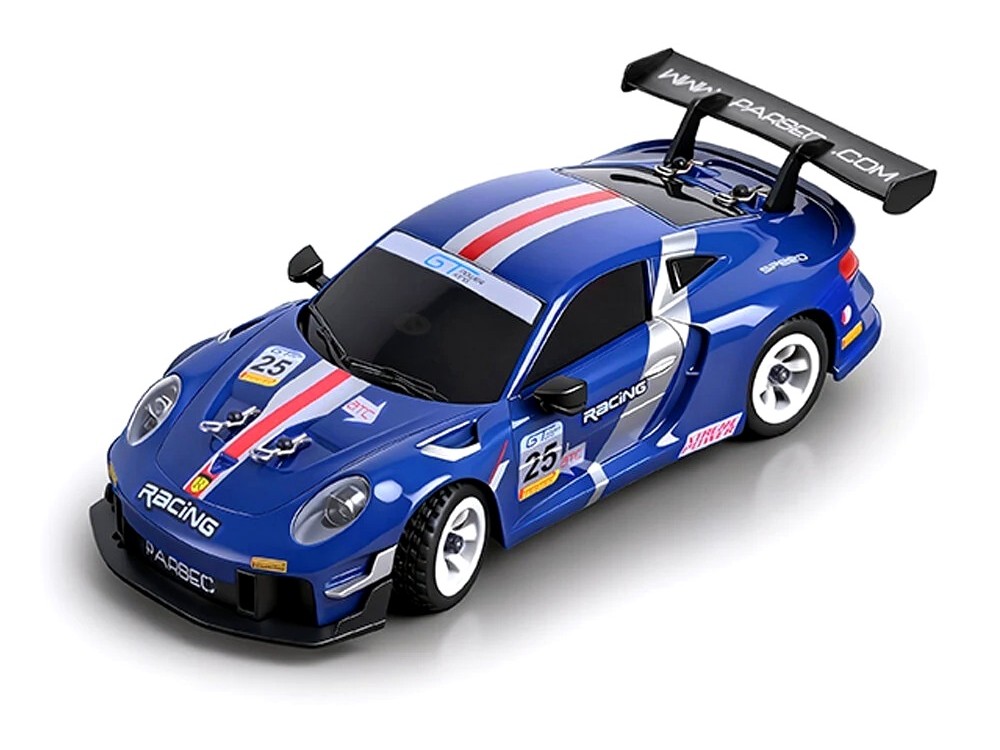 RC Drift Car Rally blau 4WD - 1:28 - 30km/h RTR-Set mit Gyro