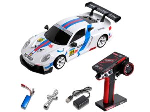 RC Drift Car Rally weiss 4WD - 1:28 - 30km/h RTR-Set mit Gyro
