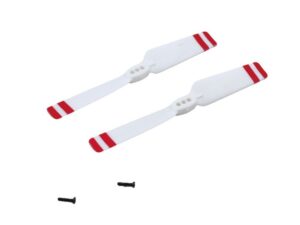 Heckrotor zu Scale Helicopter F119S MD500 - rot silber