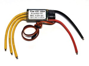 Brushless-Regler Flier ICE 100A BEC 5.5V/6A, 2-6S Lipo
