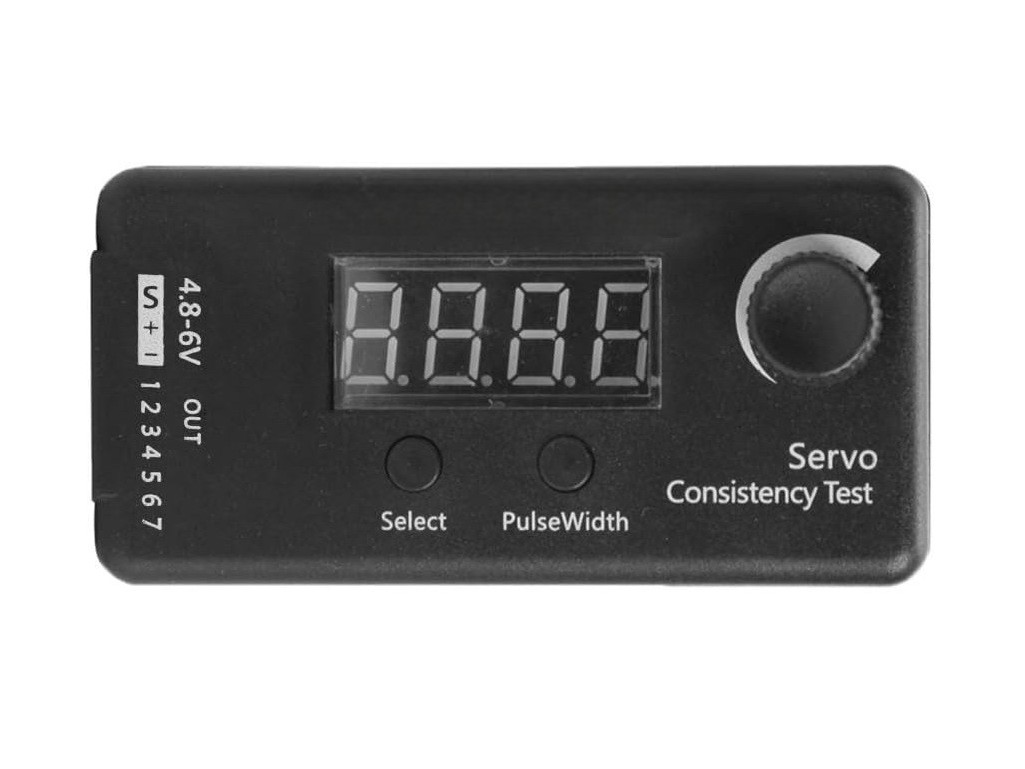 Servotester für Digital- und Analogservos, 4.8 - 6 Volt