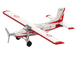 Pilatus PC-6 Patrouille Suisse - ACE Bricks Klemmbaustein-Set