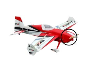 Motorhaube zu Edge 540 39" Elektro, Spw 965mm, Rot/Weiss PILOT-RC