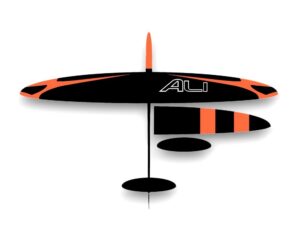 DLG CFK Segler - DLG F3K Ali V2 - orange - Spw 1490mm - RCRCM