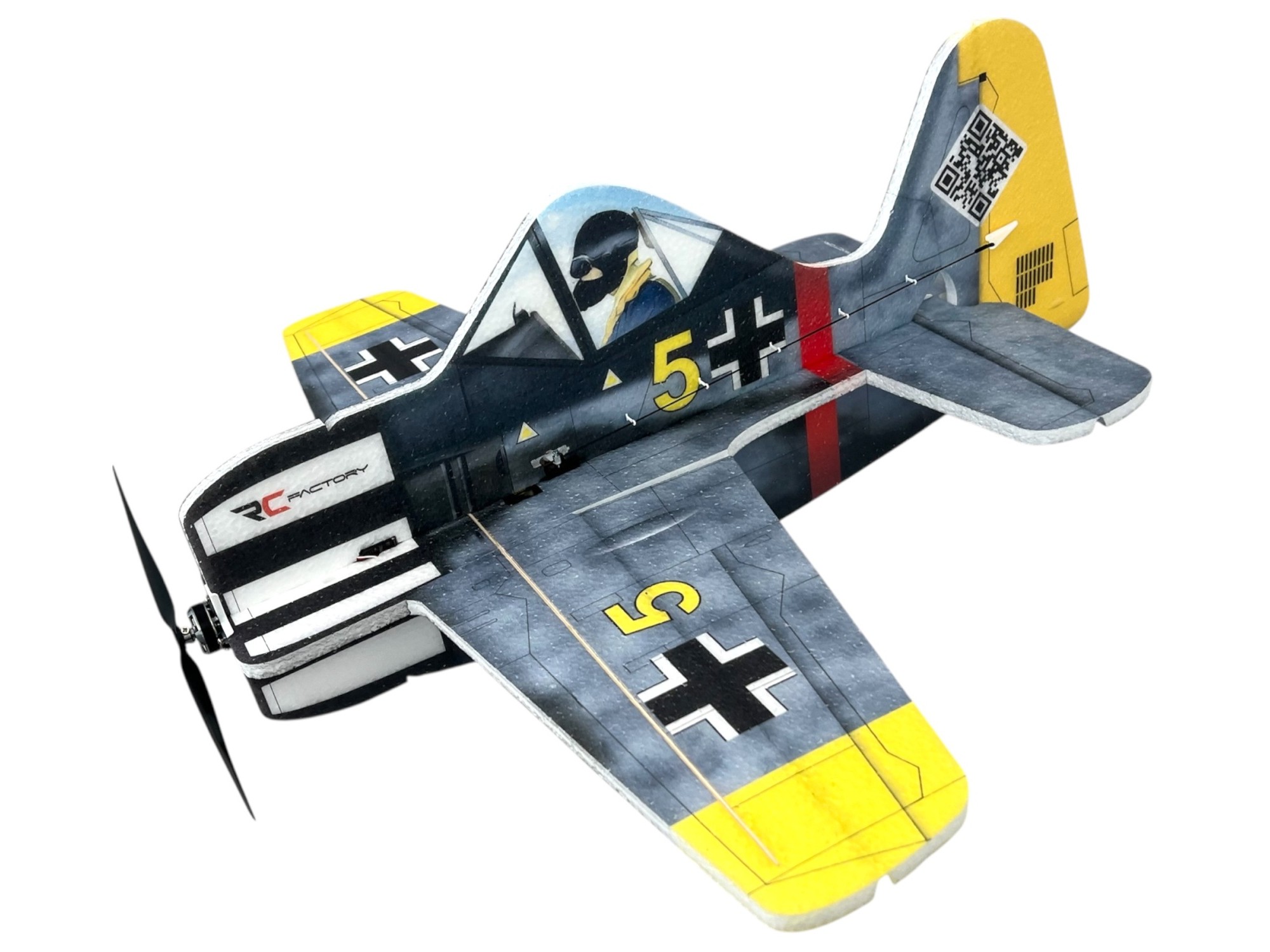 Cartoon Warbird Focke-Wulf FW 190, Spw 560mm, KIT-Version aus EPP von RC-Factory