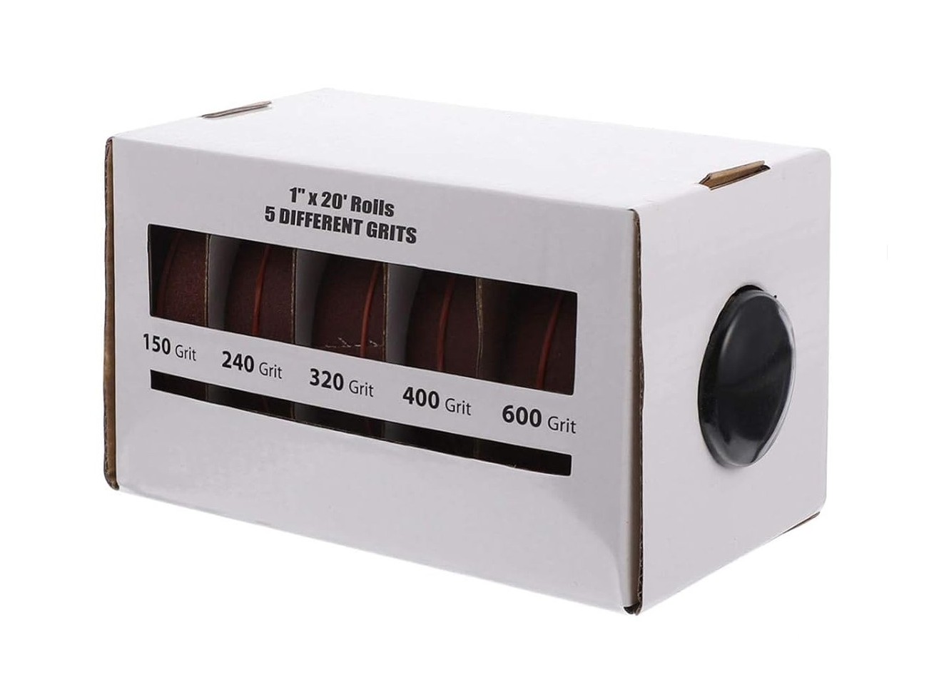 Schleifband-Spender Set 5-teilig mit verschiedenen Körnungen