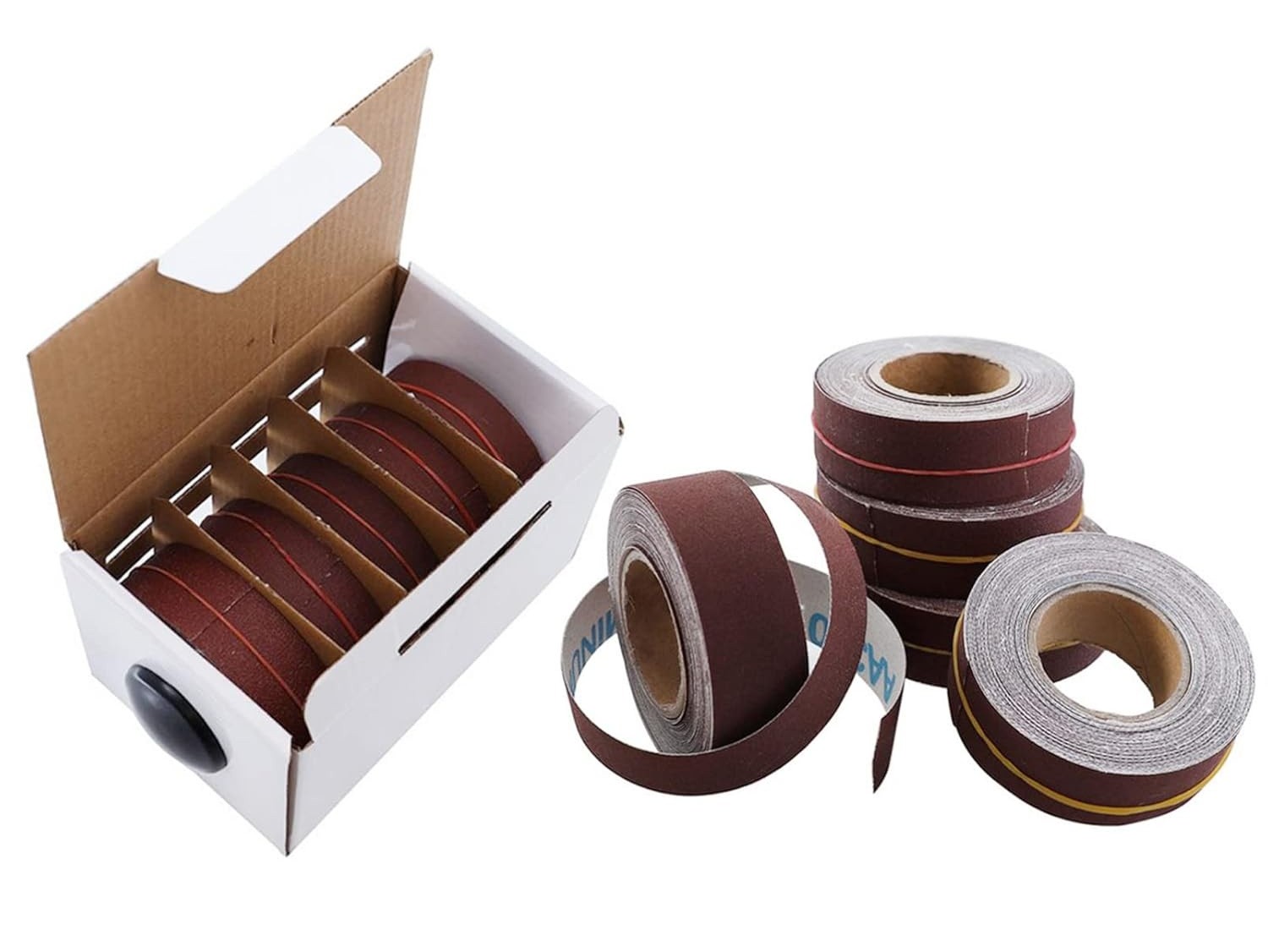 Schleifband-Spender Set 5-teilig mit verschiedenen Körnungen – Bild 3