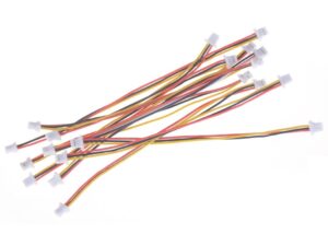 Verbindungskabel Micro SH 1.00mm 3-Pin JST, 10cm - im 4er-Set