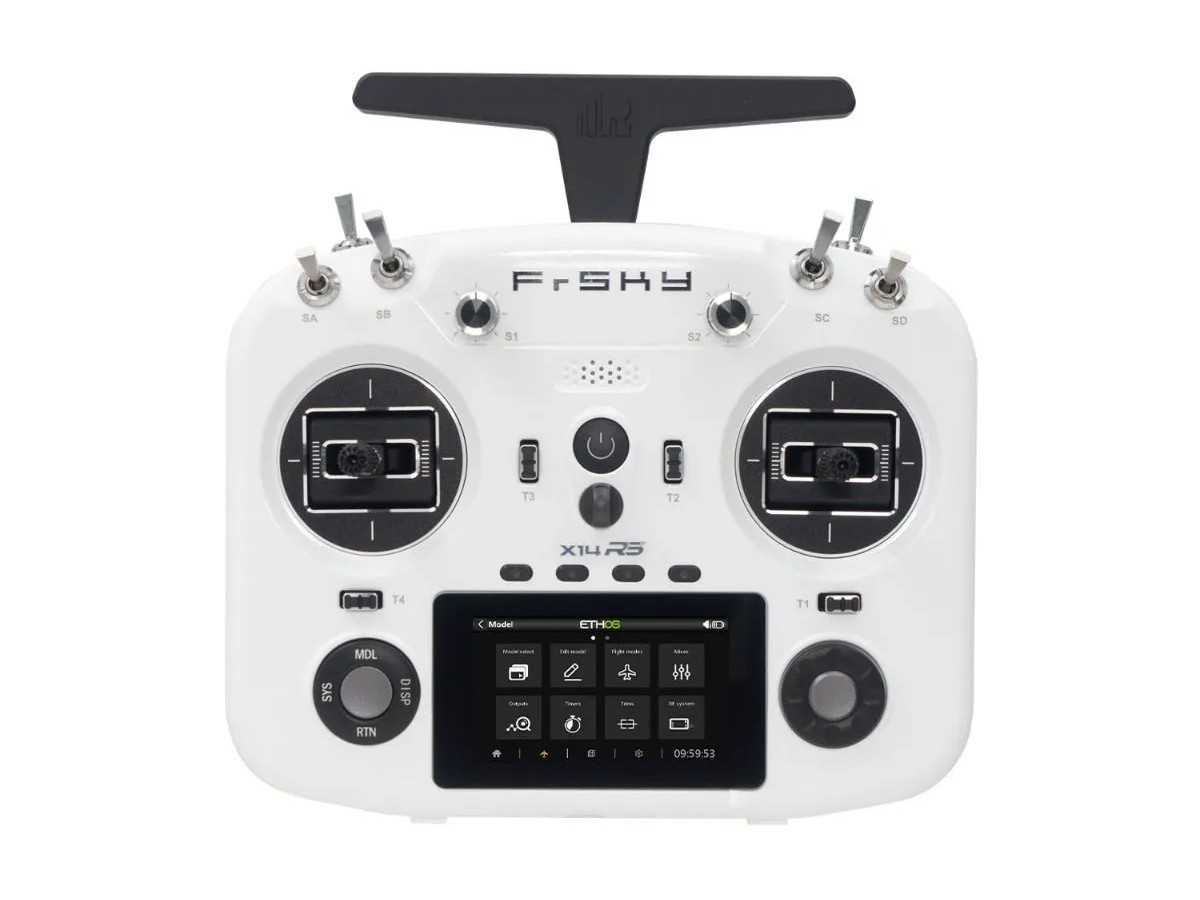 FrSky TWIN X14RS - Porcelain White - Sender 2.4Ghz - mit Akku