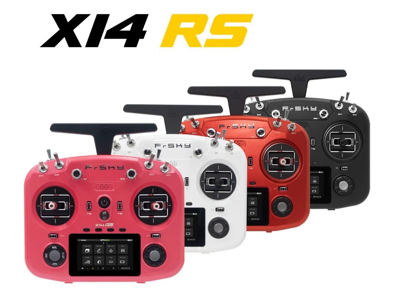 FrSky TWIN X14RS - Ruby Red - Sender 2.4Ghz - mit Akku – Bild 4