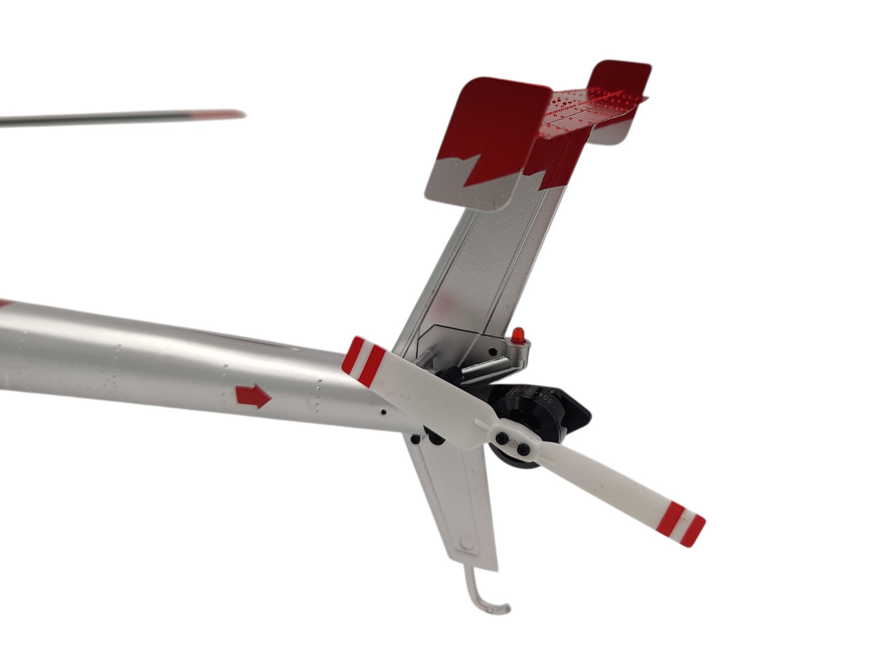Scale Helicopter MD500 - rot silber - 6-Achs Gyro - GPS RTF-Set – Bild 5