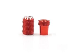 FrSky M4 All-Around Spiked Anti-Slip Stick Ends - Rot
