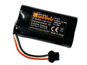 Akku Li-Ion 2S / 7.4V, 1500mAh - df-Models - DF1571